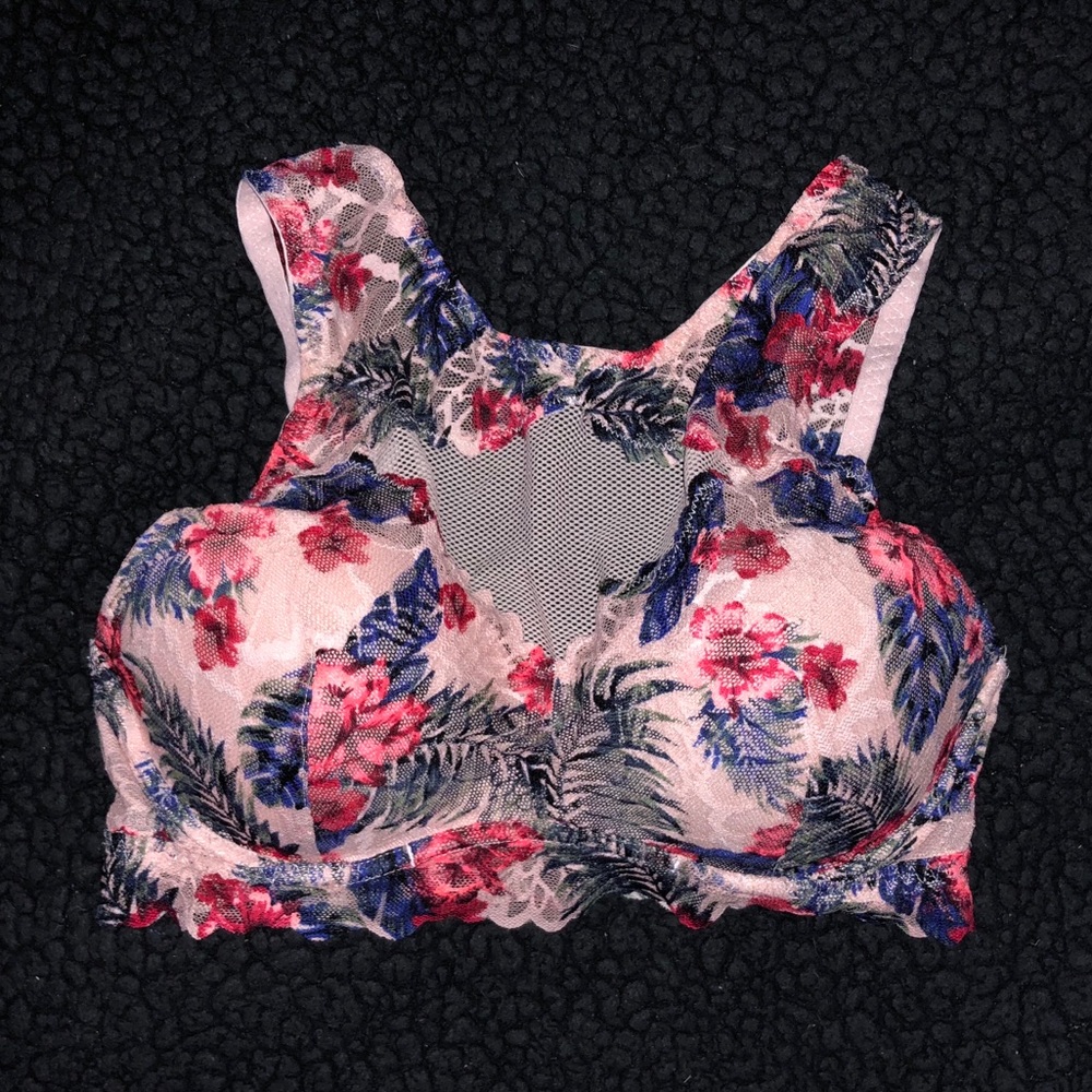 Pink bra
